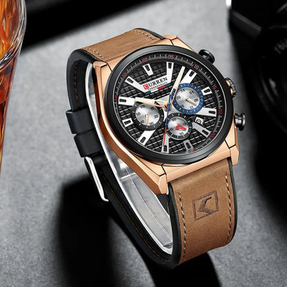 CURREN 8392 Luxury Leather